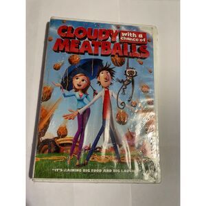 Cloudy with a Chance of Meatballs DVD Movie Animation‎ Family Comedy New Sealed
